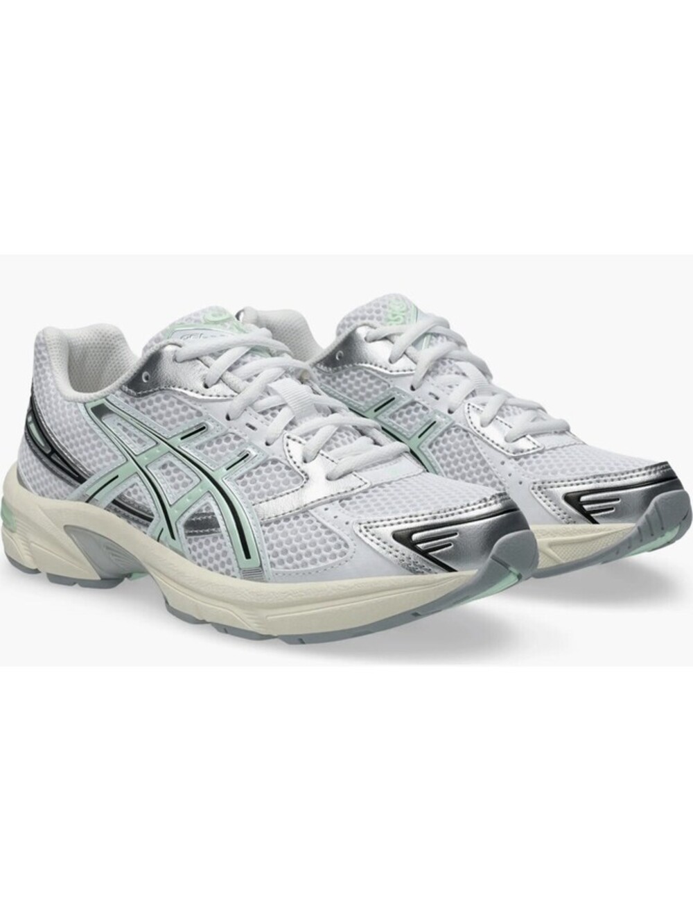 NIB ASICS Gel 1130 Women’s Size 8.5 Men’s Size 7 White Mint Tint Free Shipping